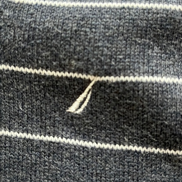 Nautica Boys Navy Blue stripe Sweater Vest size 7 - Picture 7 of 7